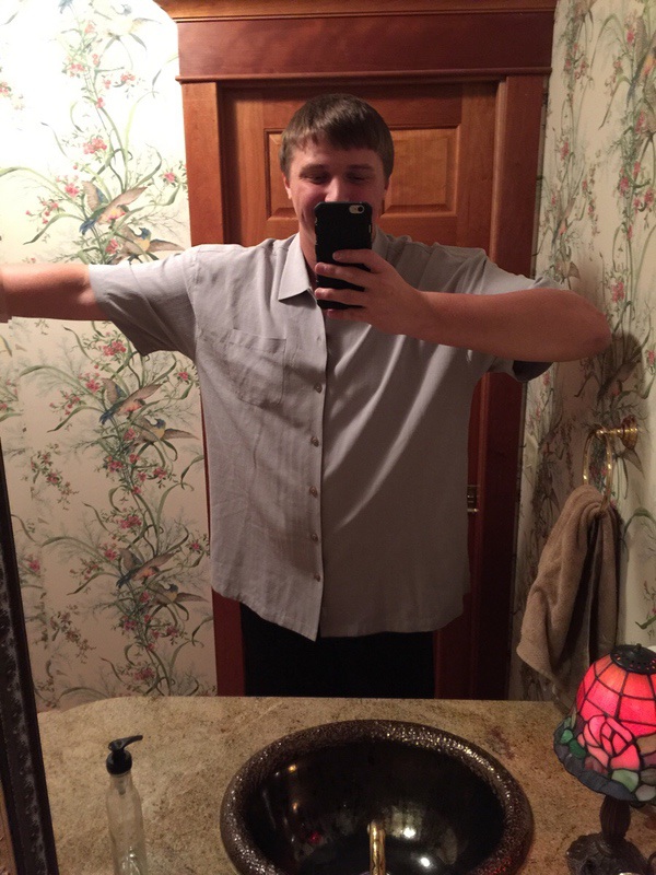 Before and After 50 lbs Weight Loss 6 foot 6 Male 330 lbs to 280 lbs