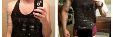 Progress Pics of 45 lbs Weight Gain 5'3 Male 140 lbs to 185 lbs