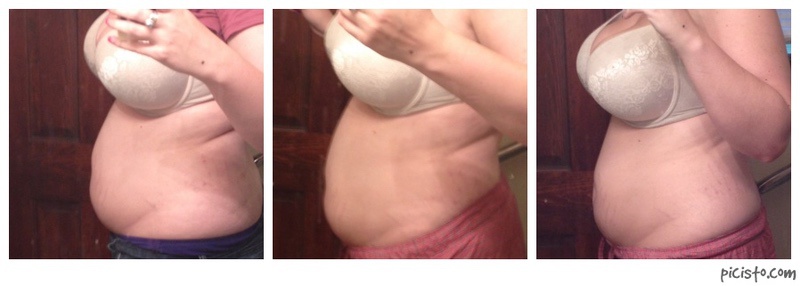 Before and After 30 lbs Fat Loss 6 foot Female 270 lbs to 240 lbs