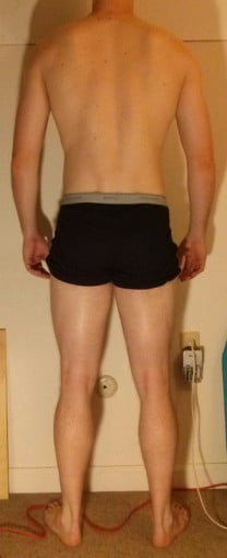 A picture of a 6'1" male showing a snapshot of 188 pounds at a height of 6'1