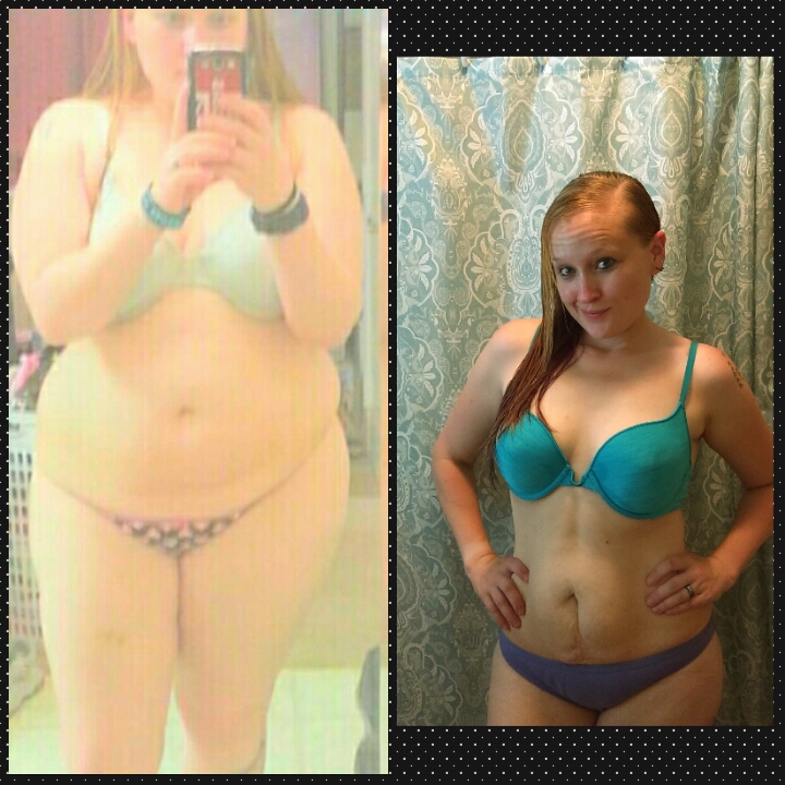 Progress Pics of 53 lbs Fat Loss 5'3 Female 199 lbs to 146 lbs