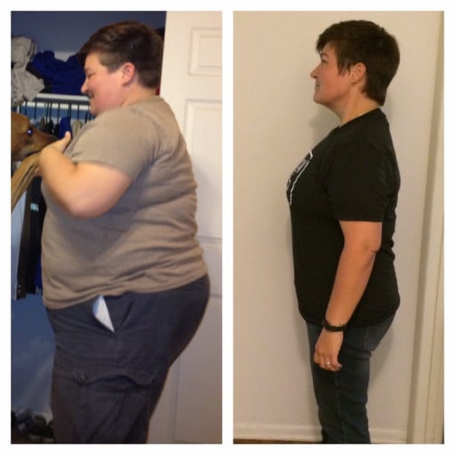 F/33/5'4 [300Lb > 188Lb = 112Lb Lost] (8 Months) Even I Can't Believe the Difference!

112 Pounds Lost: F/33/5'4 [300Lb > 188Lb] (8 Months)