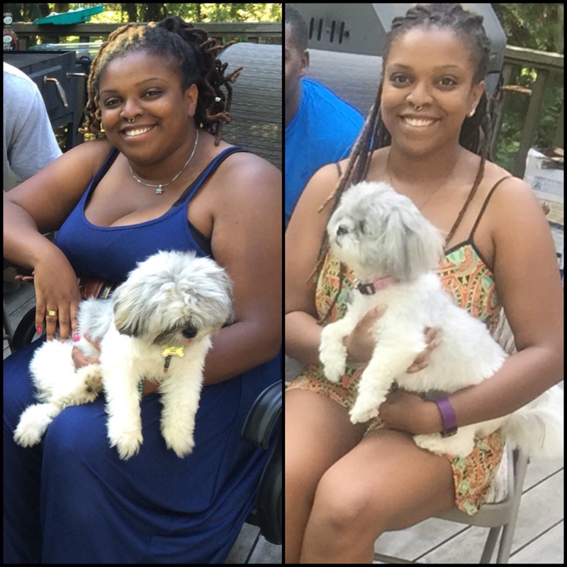 5 feet 2 Female 52 lbs Weight Loss Before and After 215 lbs to 163 lbs