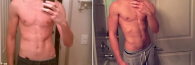6 foot 5 Male 40 lbs Weight Gain Before and After 140 lbs to 180 lbs