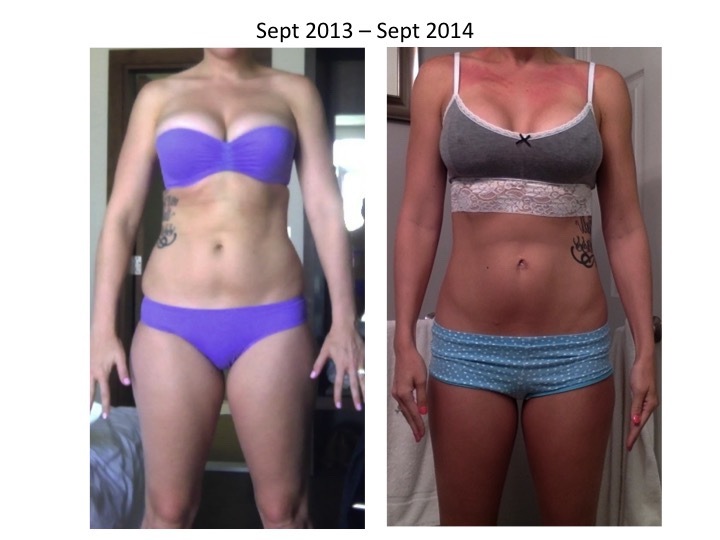 5 foot 10 Female Before and After 26 lbs Fat Loss 175 lbs to 149 lbs
