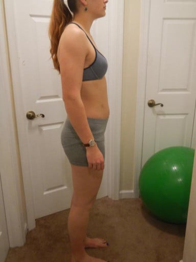 A progress pic of a 5'10" woman showing a snapshot of 170 pounds at a height of 5'10