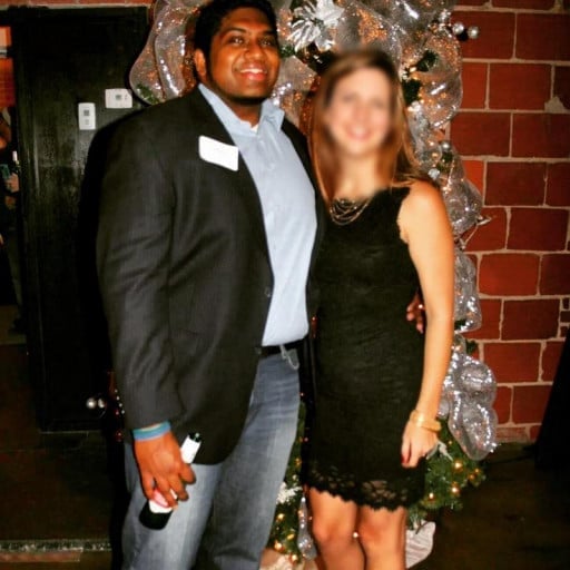 A progress pic of a 6'0" man showing a snapshot of 262 pounds at a height of 6'0