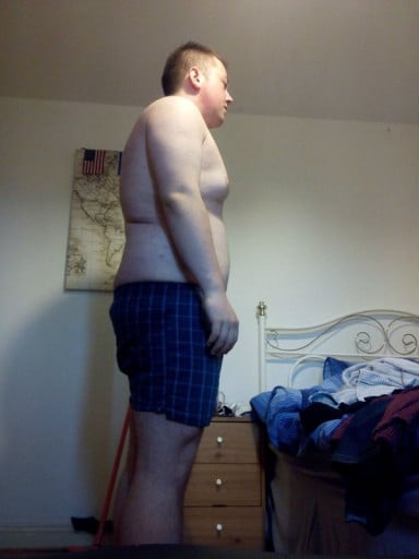 A picture of a 6'1" male showing a snapshot of 249 pounds at a height of 6'1