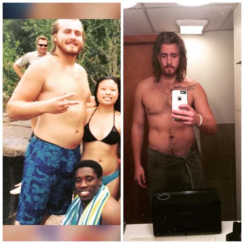 6 feet 8 Male 55 lbs Weight Loss Before and After 300 lbs to 245 lbs