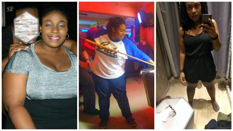 98 lbs Weight Loss Before and After 4 foot 11 Female 246 lbs to 148 lbs