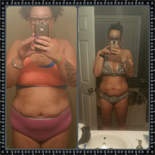 3 Pics of a 219 lbs 5 foot 11 Female Fitness Inspo