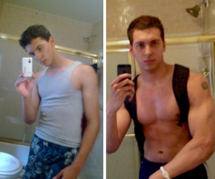6'2 Male 68 lbs Muscle Gain 125 lbs to 193 lbs