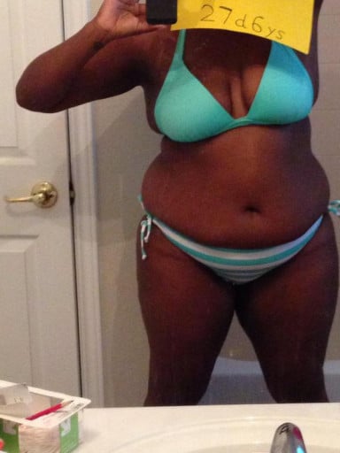 Fat Loss Journey of Female, 24, 5'6'' and 205 Lbs