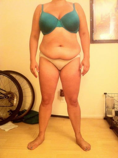 4 Pics of a 158 lbs 5 foot Female Weight Snapshot