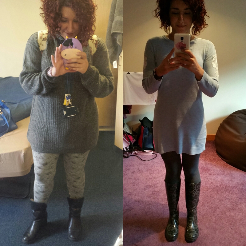 Progress Pics of 56 lbs Fat Loss 5 foot Female 177 lbs to 121 lbs