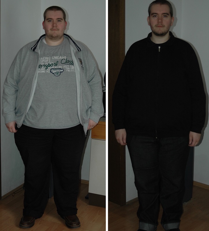 5 foot 11 Male Before and After 150 lbs Weight Loss 442 lbs to 292 lbs