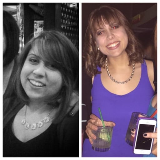 One Woman's 76Lb Weight Loss Journey over a Year