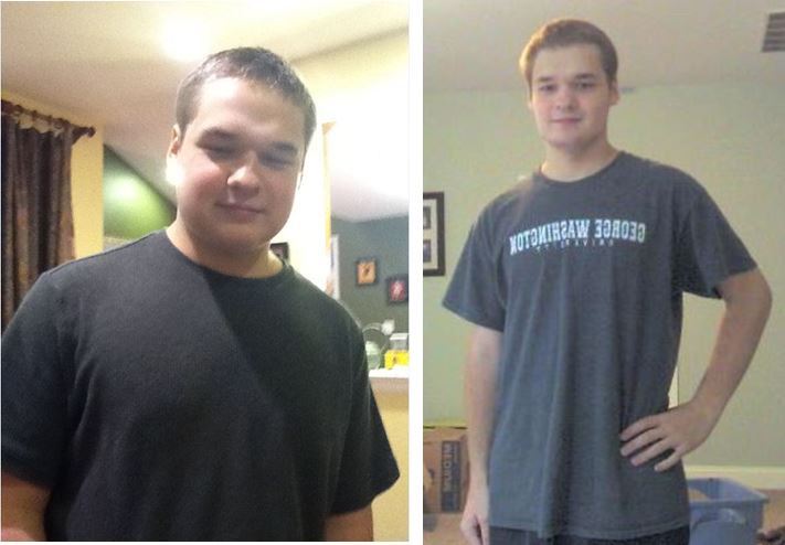 5 feet 4 Male Before and After 36 lbs Fat Loss 185 lbs to 149 lbs