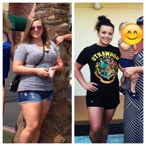 Successful Weight Loss Journey: F/24/5'6 Goes From 232 to 165 Lbs