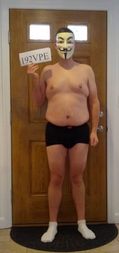 A photo of a 5'11" man showing a snapshot of 190 pounds at a height of 5'11