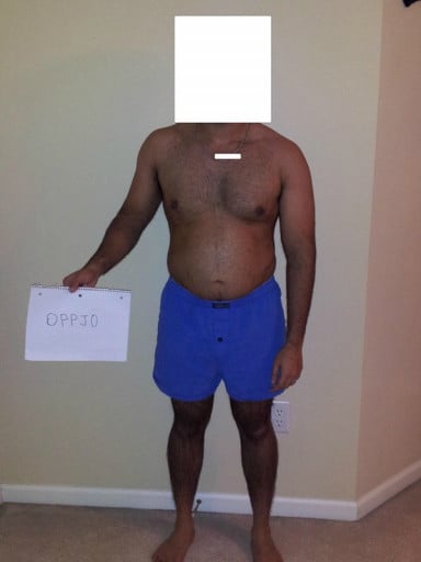 A picture of a 5'7" male showing a snapshot of 170 pounds at a height of 5'7