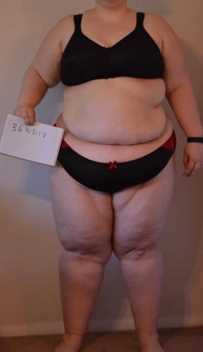 3 Photos of a 325 lbs 5'6 Female Weight Snapshot