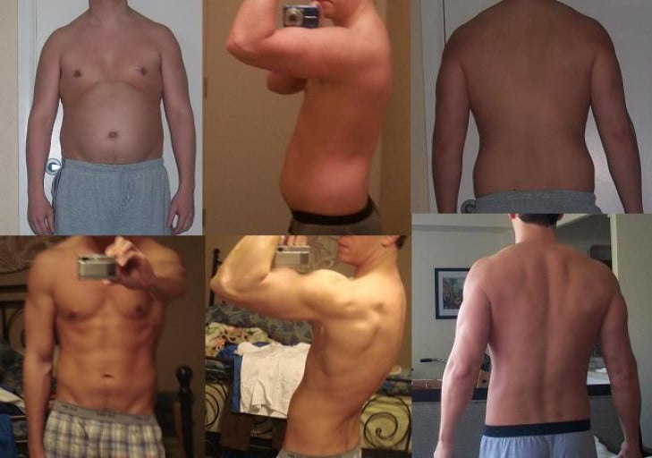 3 Photos of a 5 foot 9 156 lbs Male Fitness Inspo