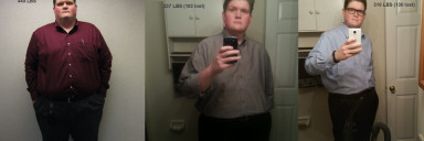 Progress Pics of 130 lbs Weight Loss 6 foot 4 Male 440 lbs to 310 lbs