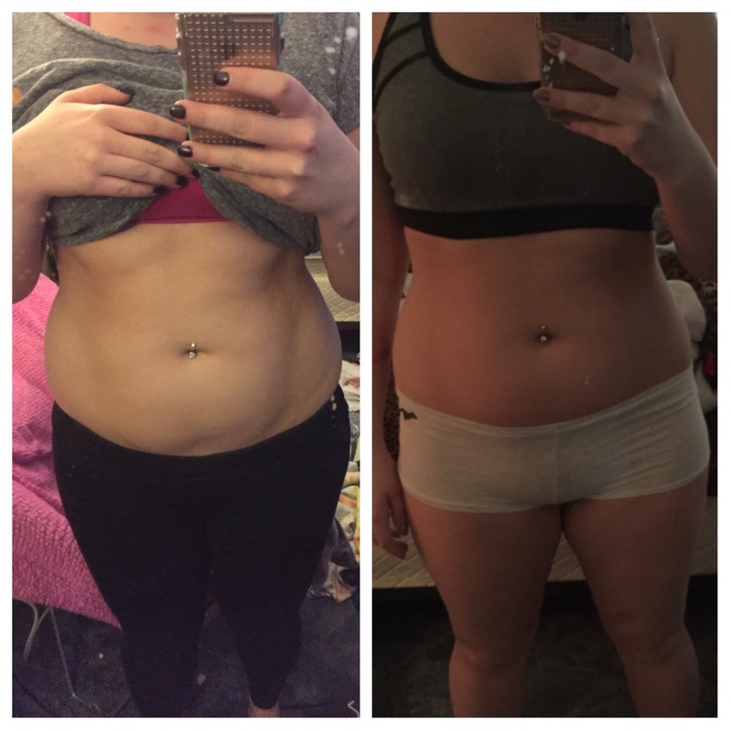 Progress Pics of 12 lbs Fat Loss 5 foot 7 Female 192 lbs to 180 lbs.