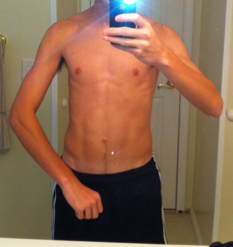 26 lbs Weight Gain 5'7 Male 118 lbs to 144 lbs