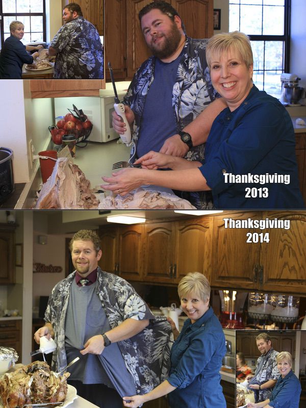 218 lbs Fat Loss Before and After 6'2 Male 485 lbs to 267 lbs