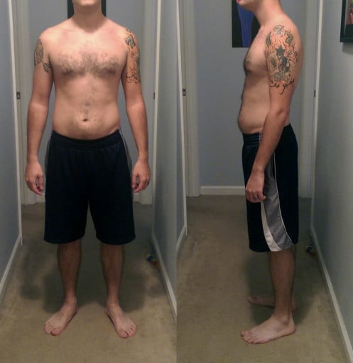 M/27/5'9/150 Progression Pic: Lbs Weight Loss