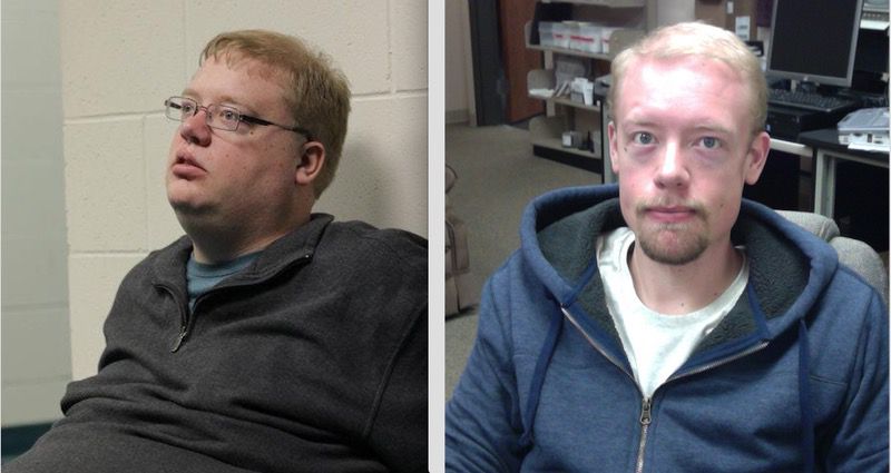 Before and After 202 lbs Fat Loss 6'3 Male 400 lbs to 198 lbs