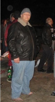 Before and After 110 lbs Weight Loss 6 feet 3 Male 410 lbs to 300 lbs
