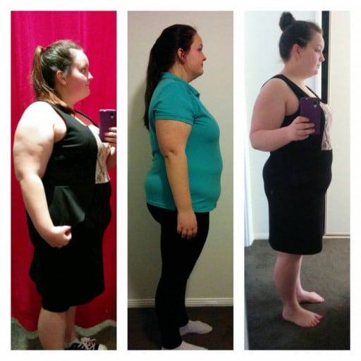 5 foot Female Progress Pics of 22 lbs Weight Loss 215 lbs to 193 lbs