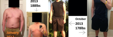 5 foot Male Before and After 38 lbs Fat Loss 216 lbs to 178 lbs