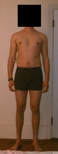 A photo of a 6'2" man showing a snapshot of 175 pounds at a height of 6'2