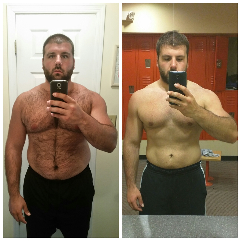 6 foot Male Progress Pics of 40 lbs Weight Loss 270 lbs to 230 lbs
