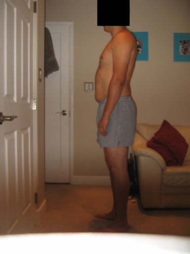 A picture of a 6'1" male showing a snapshot of 201 pounds at a height of 6'1