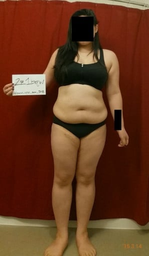 3 Photos of a 205 lbs 5 feet 4 Female Fitness Inspo
