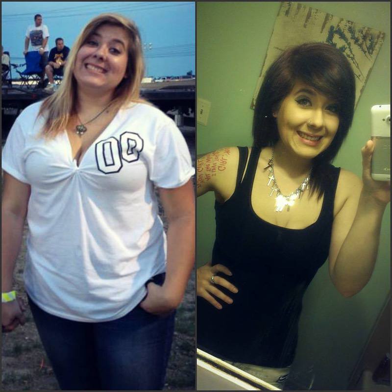 5 feet 8 Female Before and After 100 lbs Weight Loss 265 lbs to 165 lbs