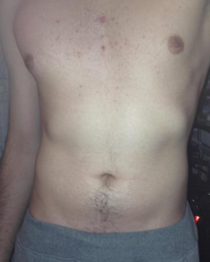 2 Pics of a 167 lbs 5'8 Male Weight Snapshot