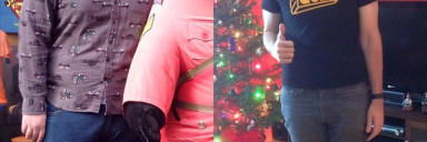Progress Pics of 160 lbs Weight Loss 6 foot 5 Male 380 lbs to 220 lbs