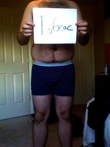 A photo of a 5'10" man showing a snapshot of 185 pounds at a height of 5'10