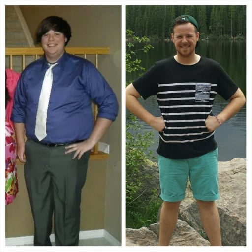 Progress Pics of 91 lbs Fat Loss 6'4 Male 330 lbs to 239 lbs