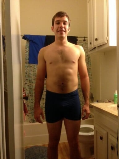 A progress pic of a 6'0" man showing a snapshot of 175 pounds at a height of 6'0