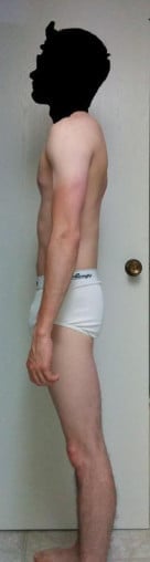 A picture of a 5'10" male showing a snapshot of 120 pounds at a height of 5'10