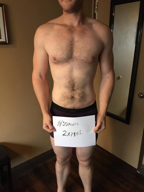 3 Pics of a 206 lbs 6 foot 3 Male Weight Snapshot