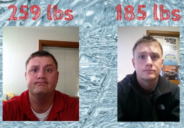 2 Years of Hard Work Pays off for Man Who Loses 74Lbs