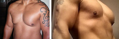 Before and After 30 lbs Fat Loss 5 foot Male 200 lbs to 170 lbs